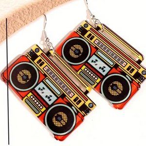 Best Of 80's Music | Boom Box Earrings | *Discount shipping on jewelry bundles!*